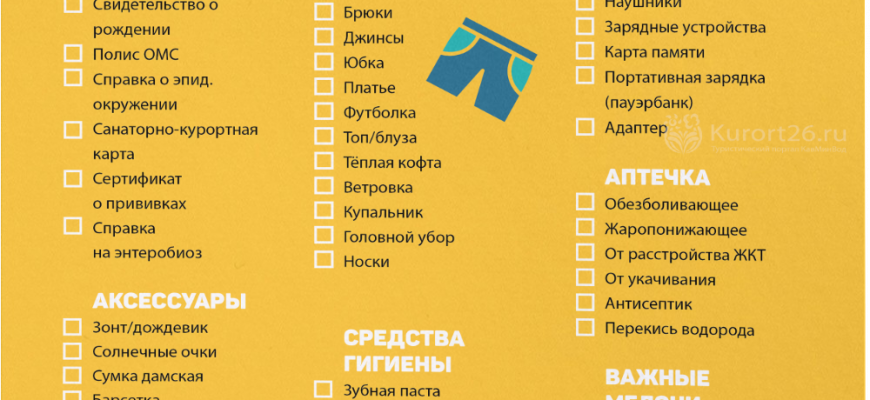 kak pravilno upakovat i hranit osnovnye predmety v puteshestvii