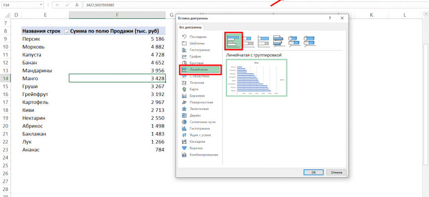 kak sozdavat vizualizatsii dannyh v excel