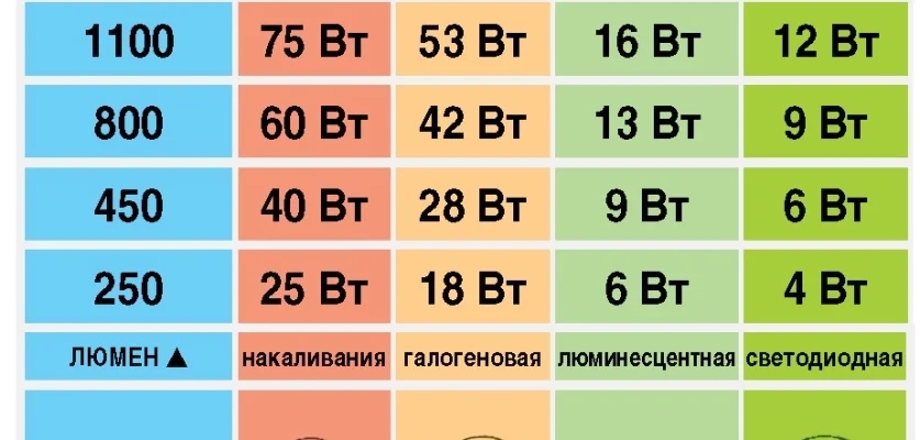 kak vybrat svetovye parametry dlya osvescheniya